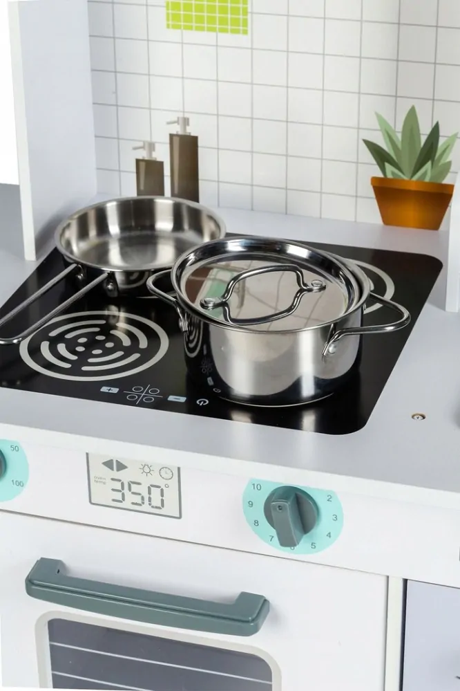 Veľká drevená kuchyňa s doplnkami Ecotoys