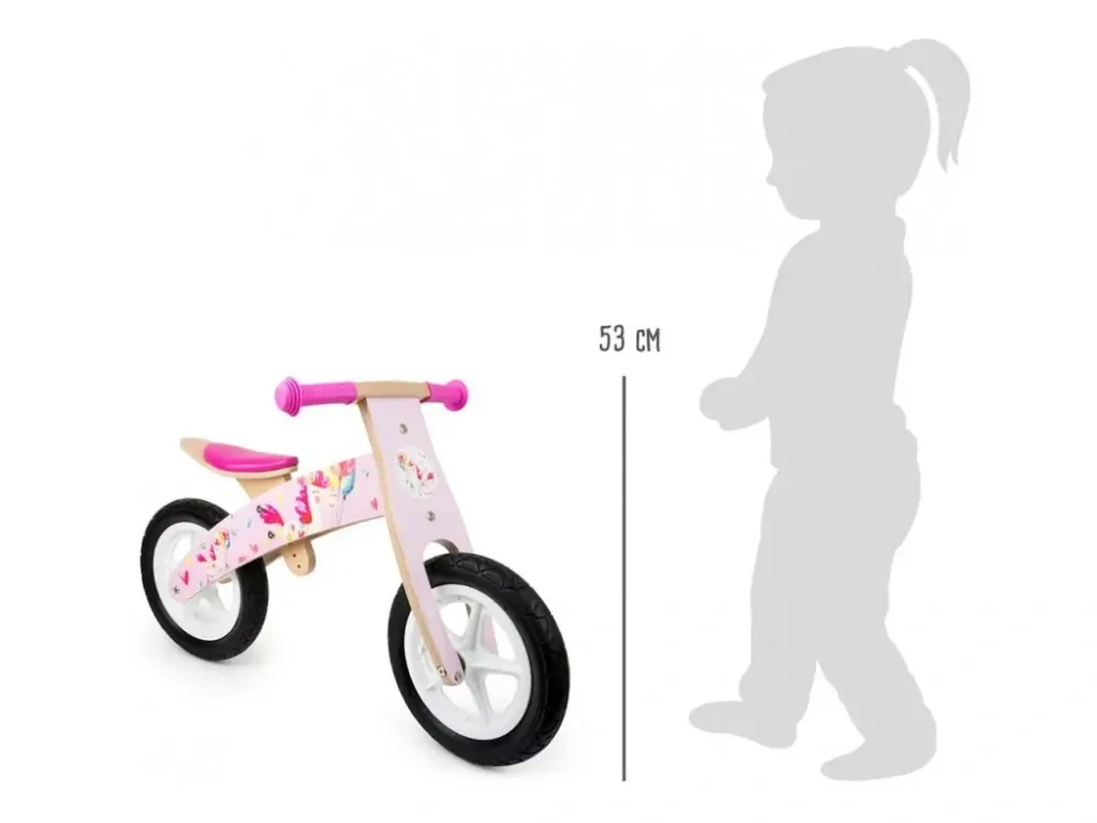 Legler - Drevené odrážadlo Pink Unicorn