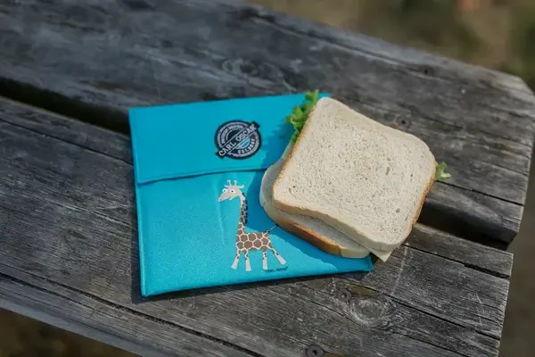 Sandwich Bag Pack n´Snap Carl Oscar - Turquoise