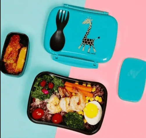 Desiatový box N'ice Box Carl Oscar s chladiacou časti - Turquoise