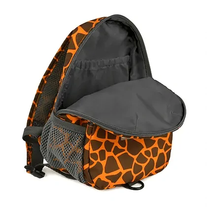 Detský batoh Hugger Totty Tripper S - My Giraffe is orange