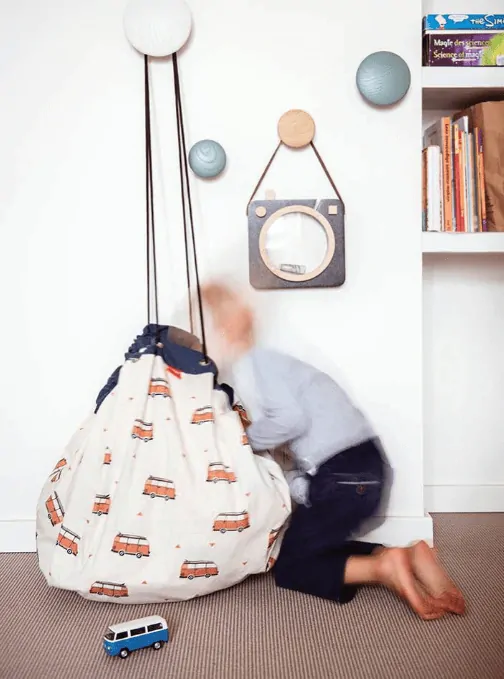 Vak na hračky / podložka na hranie Play&Go - L.A. Roadmap