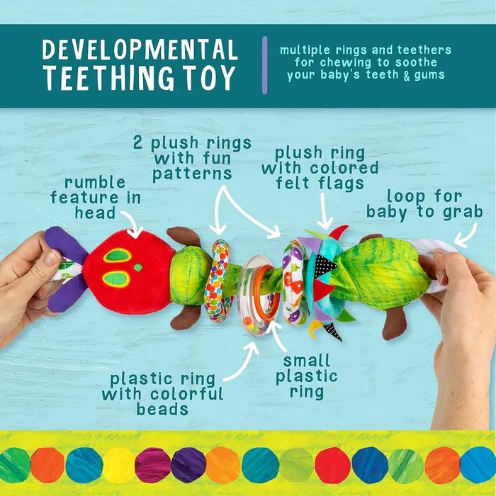 Legler - Plyšová húsenica The very hungry Caterpillar, vibrujúca