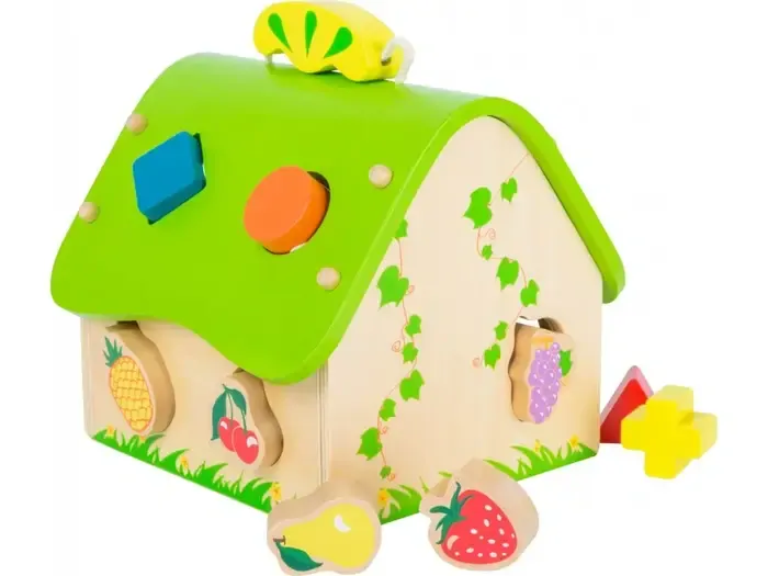 Legler - Domček s vkladacími kockami a ovocím