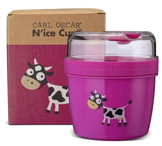 Box N'ice Cup - L, Lunch Box s chladiacou časti - Purple