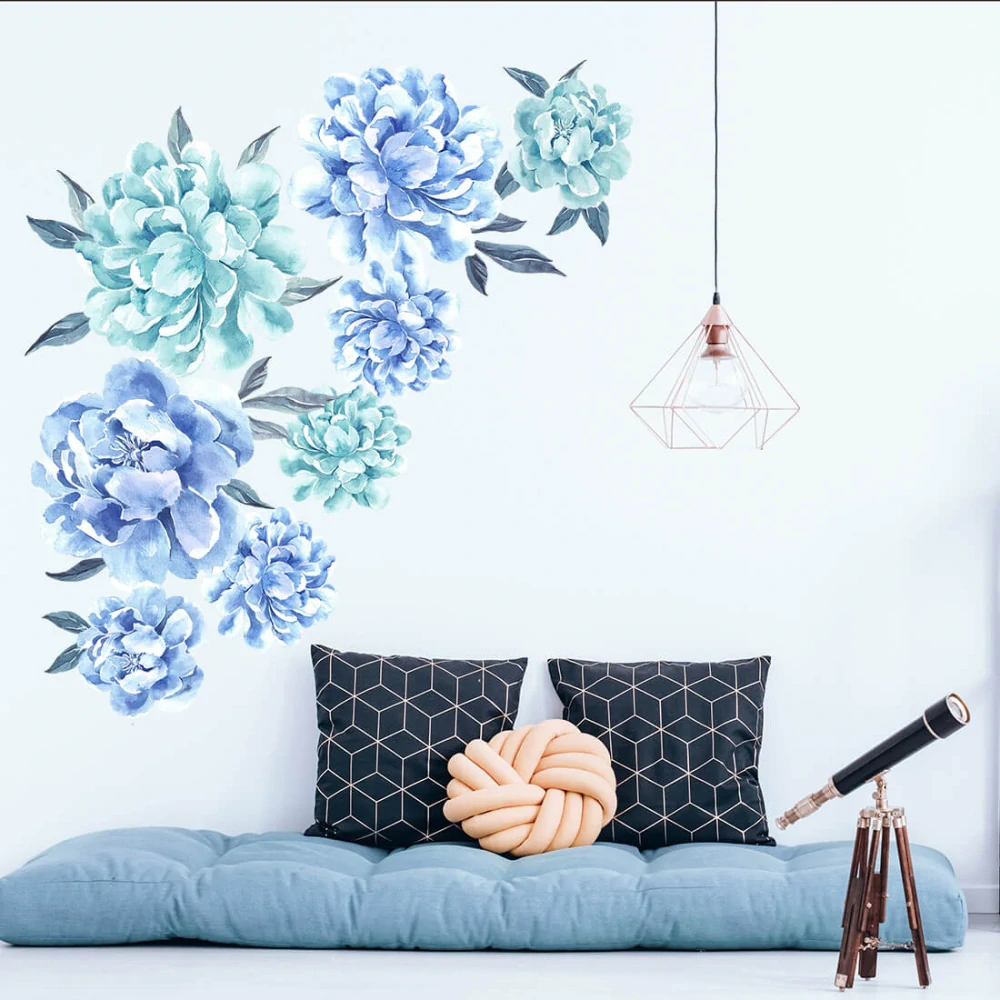 Samolepky na stenu - Pivonky, veľké 