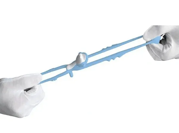 Hryzátko Mömbella Opička - Light blue