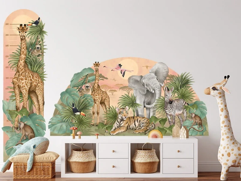 Samolepka na stenu meter - Safari