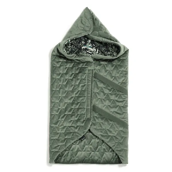 La Millou - Zavinovacia deka do autosedačky Botanical/Velvet khaki