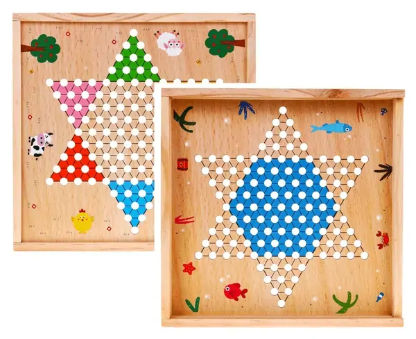 Drevený herný set 6v1