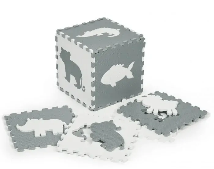 Penová podložka na zem s mantinelmi - 151x151 cm 