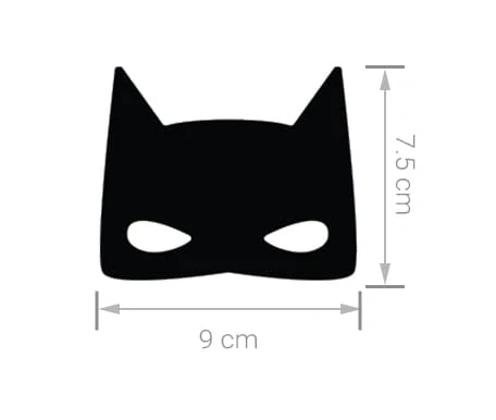 Samolepky na stenu - Batman 9x7, 5 cm, 30 ks