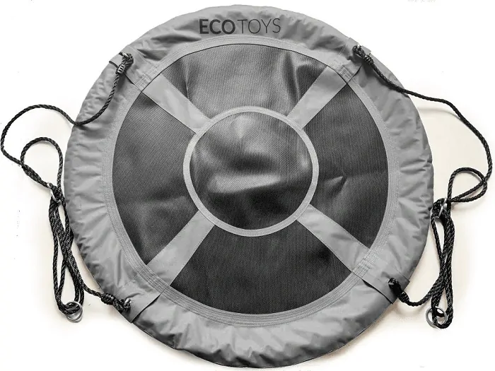 Hojdaci kruh Ecotoys, sivý - 110 cm, nosnosť 150 kg
