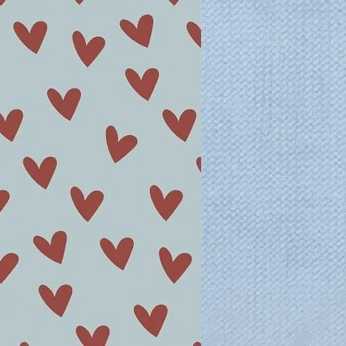 La Millou - Zavinovacia deka do autosedačky Heartbeat Blue