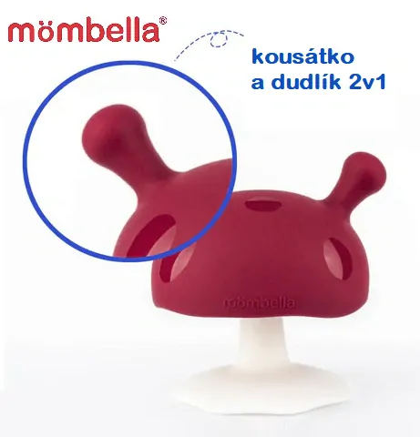 Hryzátko Mömbella Mushroom - Chimney red