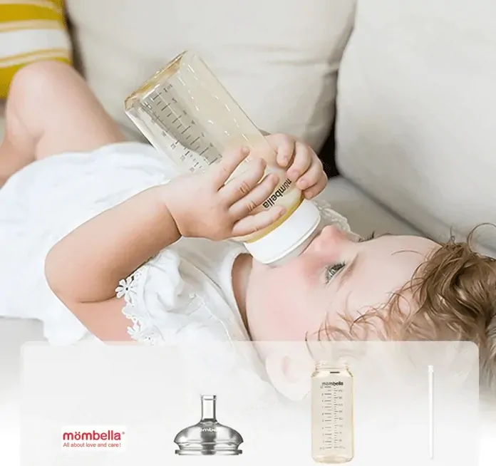 Antikoliková fľaša Mömbella PPSU - Rose, 300ml