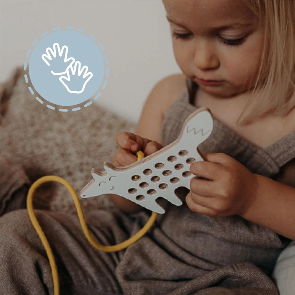 Drevená prevliekacia hračka - Malá líška