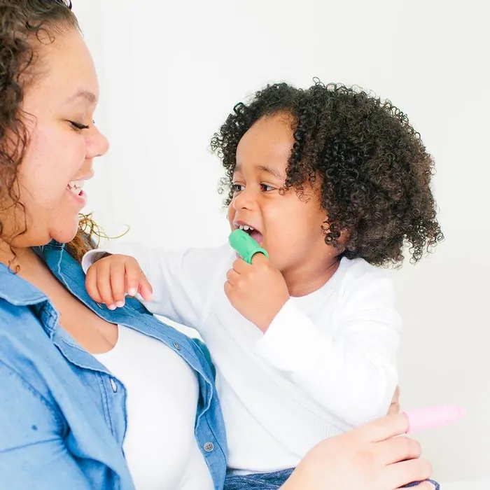 Silikónový zubná kefka The Brushies - Monkey Momo