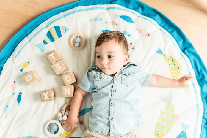 Vak na hračky / podložka na hranie Play&Go Soft - Moulin Roty Olga