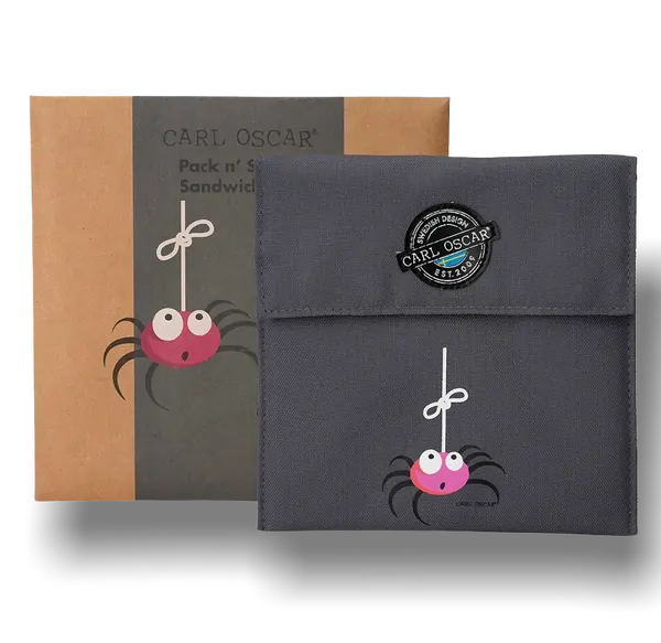 Sandwich Bag Pack n´Snap Carl Oscar  - Grey
