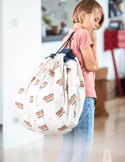 Vak na hračky / podložka na hranie Play&Go - L.A. Roadmap