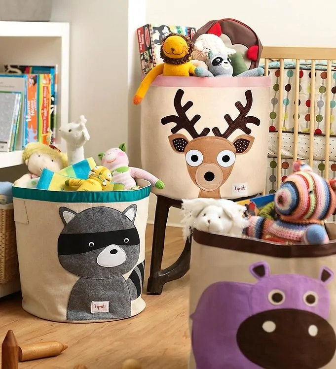 3 Sprouts Úložný kôš na hračky - Jelen