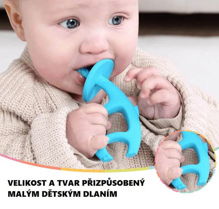 Hryzátko Mömbella Dancing Elephant - Lemon