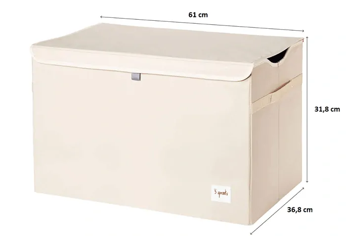 3 Sprouts Uzatvárateľná debna na hračky - Ovečka