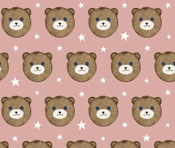 Súprava prikrývky a vankúša GUGU the Hero - Teddy Pink