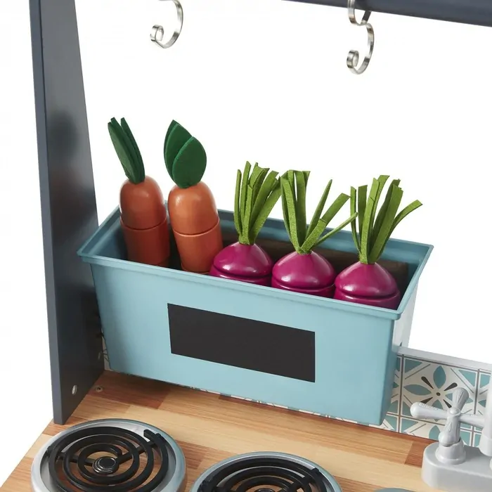 Veľká drevená kuchyňa s doplnkami Ecotoys 