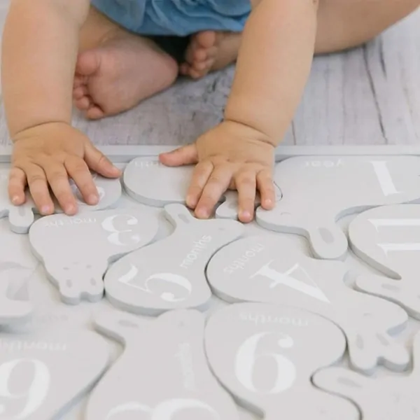 Pearhead - Míľnikové drevené puzzle Zajačci