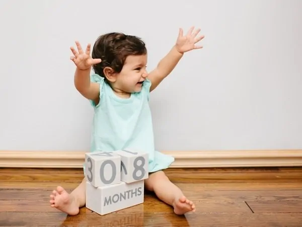 Pearhead - Dřevěné milníkové kostky s čísly