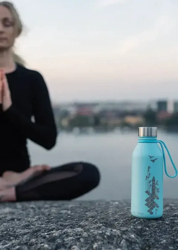Nerezová termoska Carl Oscar Spirit TEMPflask 0,5 L - Blue/Flow