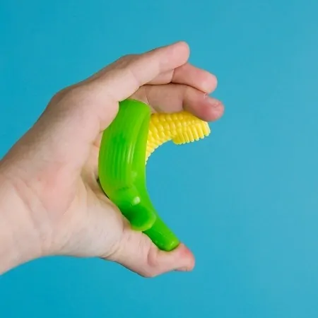 Tréningová zubná kefka Baby Banana - Kukurica