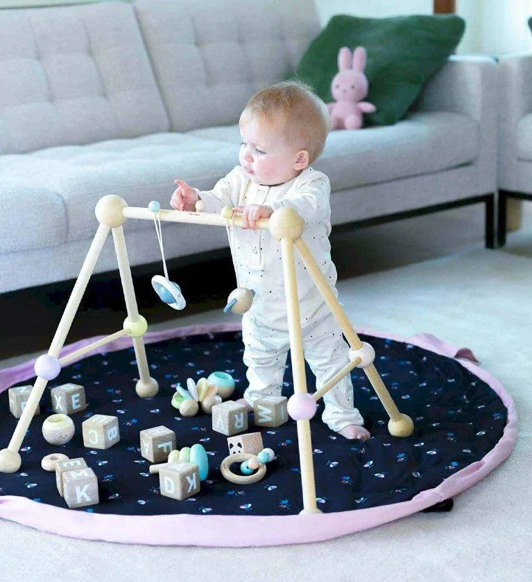 Vak na hračky / podložka na hranie Play&Go Soft - Flowers baby