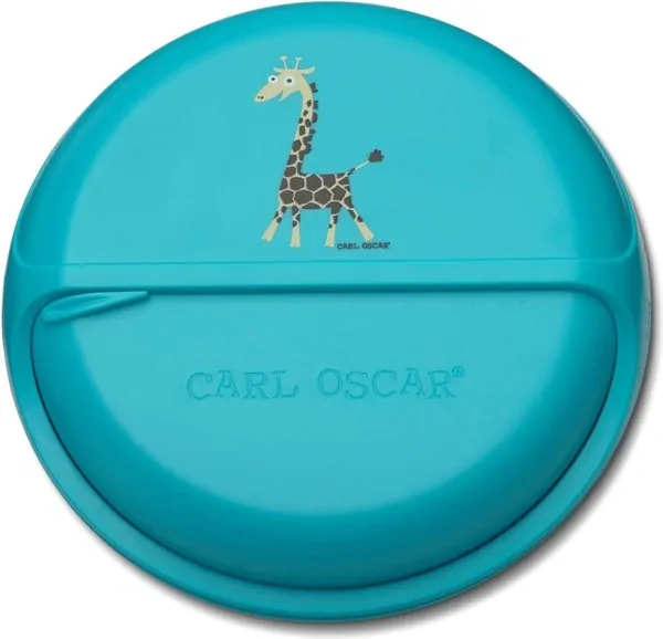 Desiatový box Snack Disc Carl Oscar - Turquoise