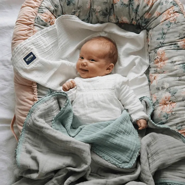 La Millou - 2ks mušelínové plienky - Honey/Off white