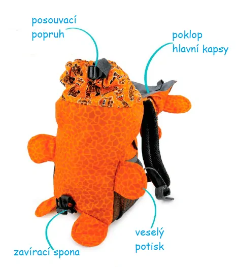 Detský batoh Hugger Animal - Gerry Giraffe