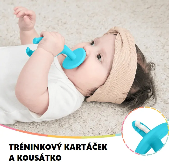 Hryzátko Mömbella Dancing Elephant - Lemon