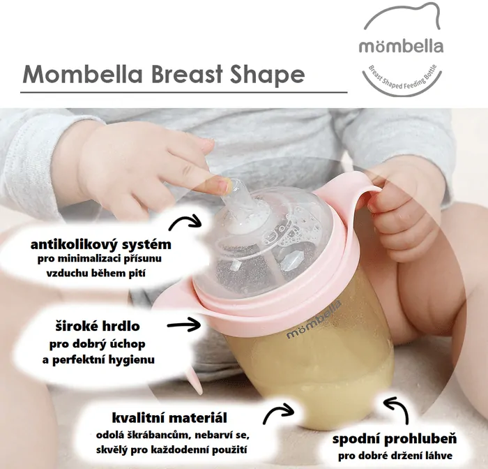 Antikoliková fľaša Mömbella Ivory PPSU - 300 ml