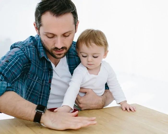 Pearhead - Luxusný fotorámik + 3D odtlačok, sivý rám a obojstranný podklad ružový/blankytnýpodklad růžový/blankytný