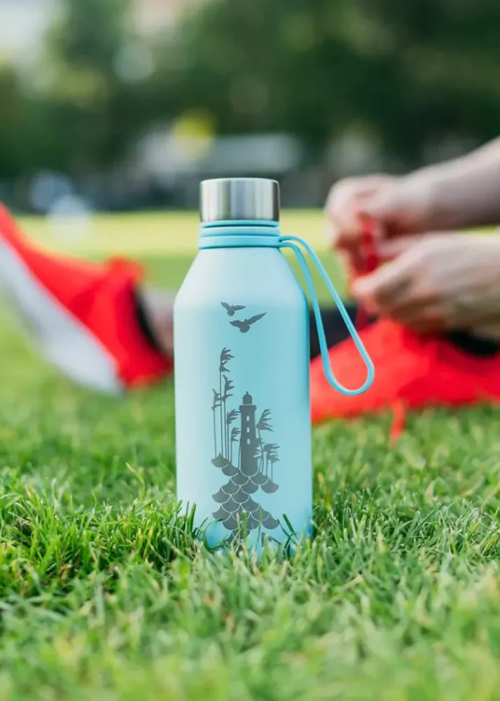 Nerezová termoska Carl Oscar Spirit TEMPflask 0,5 L - Blue/Flow