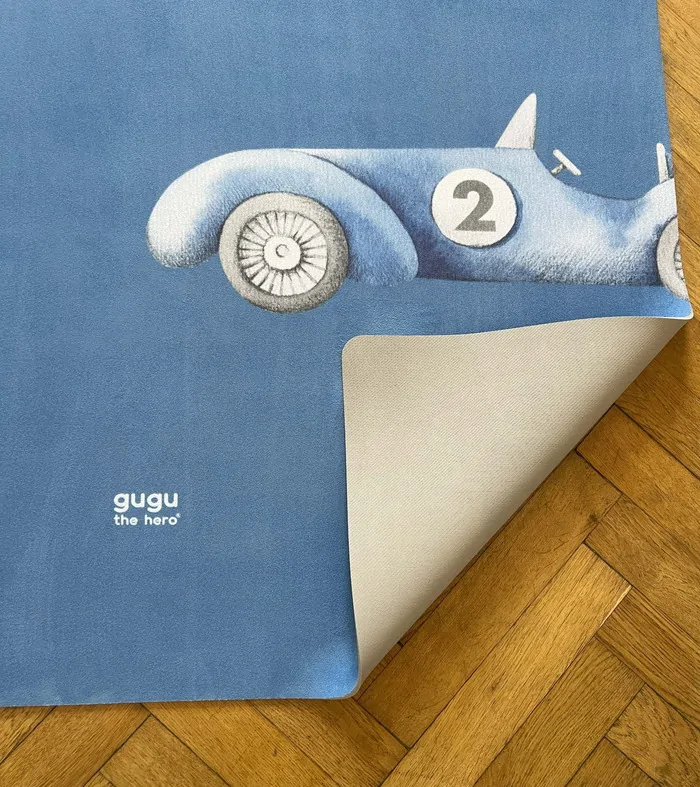 Kaučuková hracia podložka PRIME Gugu the Hero - Racing cars BIG