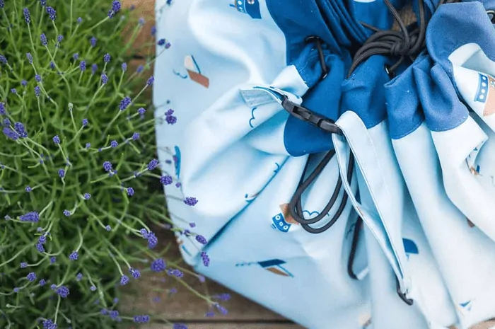 Nepromokavý vak na hračky / podložka na hranie Play&Go - Outdoor boats