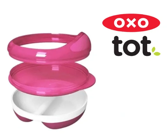 Jedálenská miska pre deti OXO - ružová