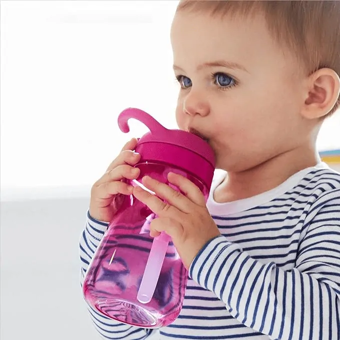 Detská fľaša na pitie OXO Adventure 350 ml - Pink