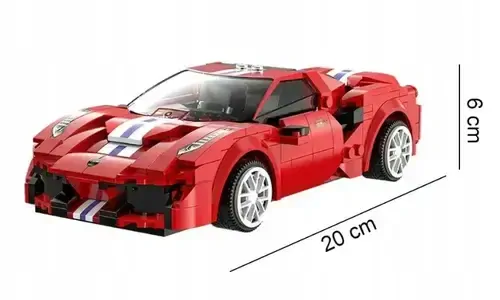 Stavebnica Technic na ovládanie - Závodné auto 488 Race Car, 306 ks