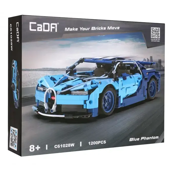 Stavebnica CADA Technic - Bugatt Chiron 1:12, 1200 ks