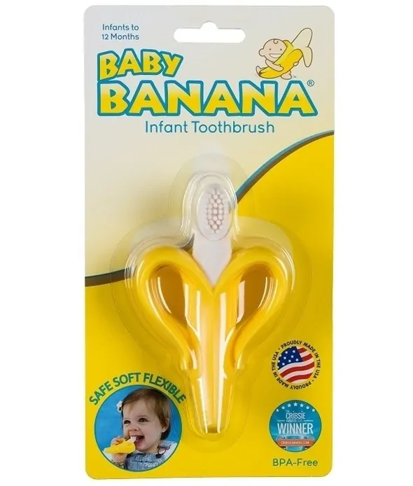 Tréningová zubná kefka Baby Banana - Banana