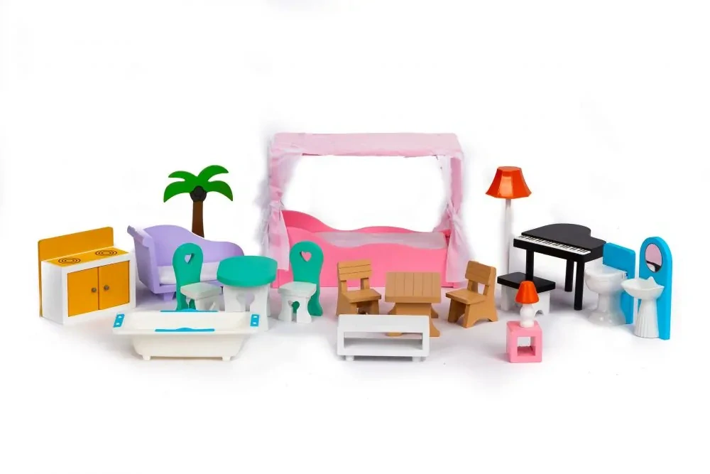 Veľký domček pre bábiky so záhradkou Ecotoys